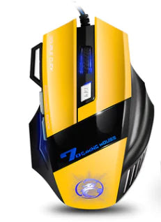 IMICE 7-Key Gaming Mouse with RGB Breathing Light