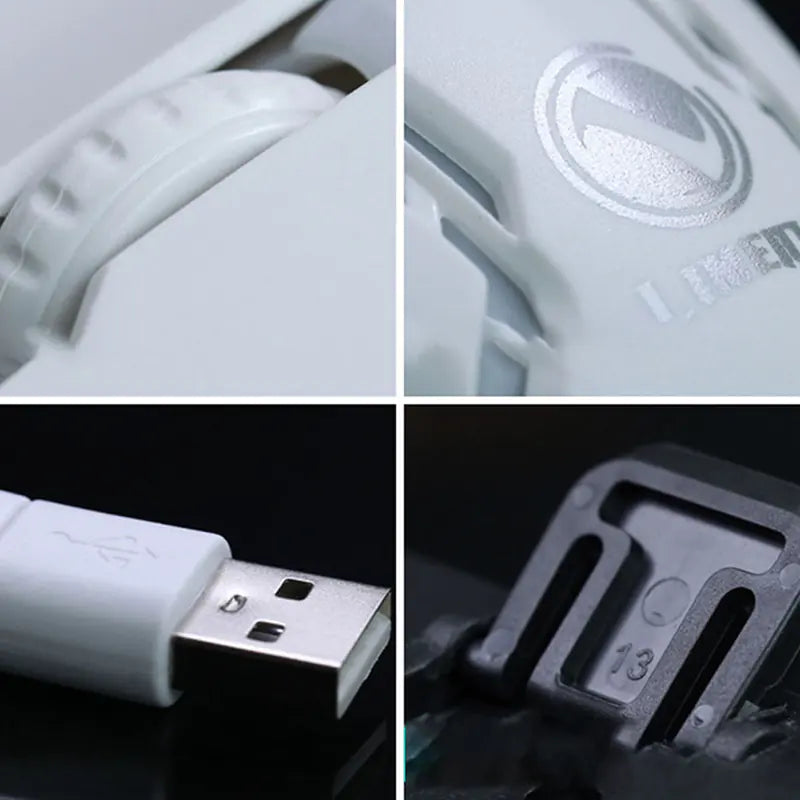 Gaming Wired Keyboard and Mouse Set with LED Lights